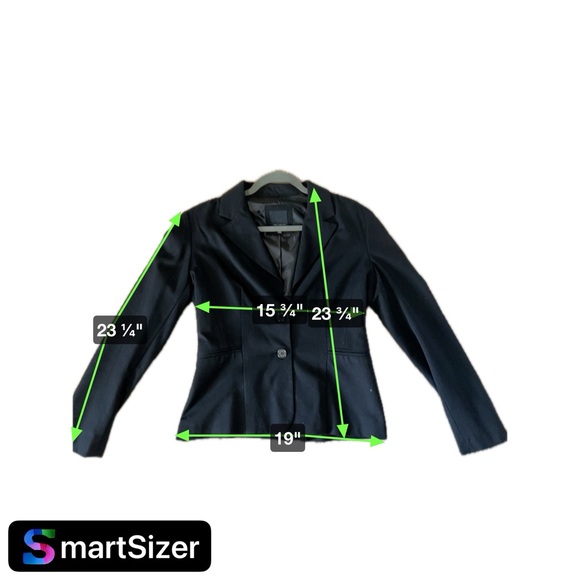 Black Single-Breasted Career Blazer Jacket Size 6 by The Limited - Picture 8 of 8